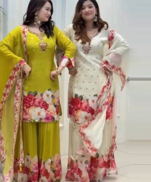SHREE HARI SRK 5301 A B DESIGNER PLAZZO SUITS ONLINE