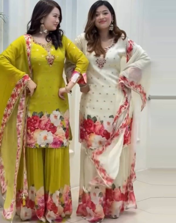 SHREE HARI SRK 5301 A B DESIGNER PLAZZO SUITS ONLINE