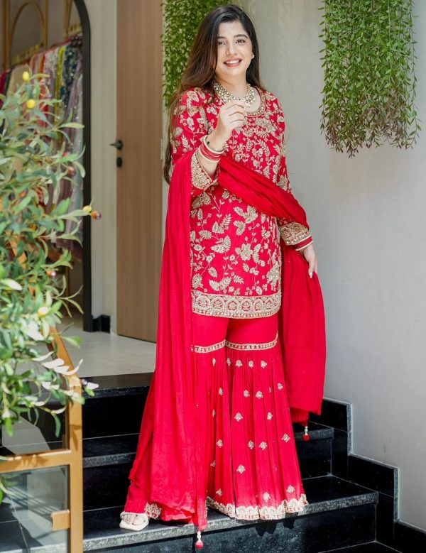 SHREE HARI SRK 5302 A DESIGNER PLAZZO SUITS