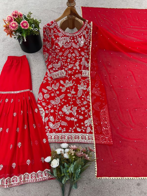 SHREE HARI SRK 5302 A DESIGNER PLAZZO SUITS