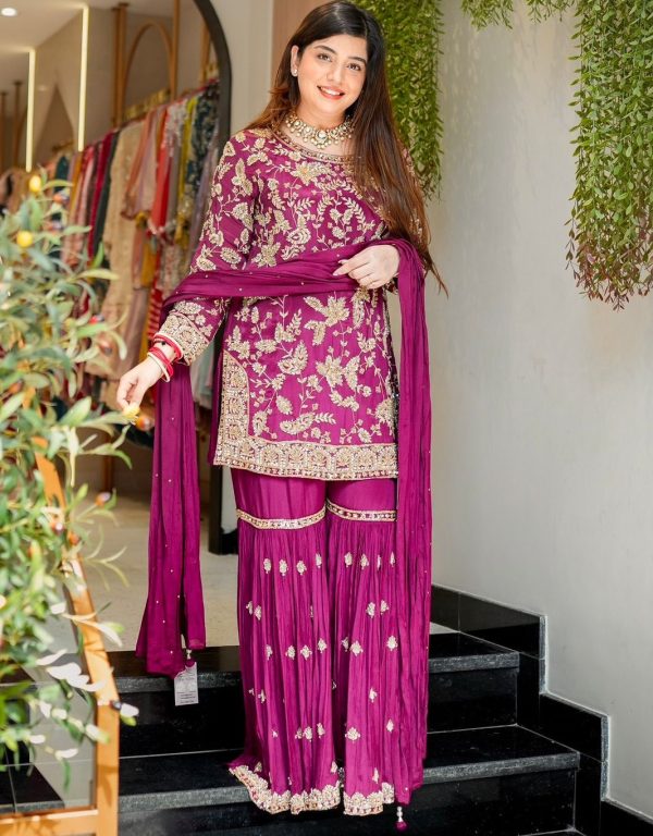 SHREE HARI SRK 5302 B DESIGNER PLAZZO SUITS