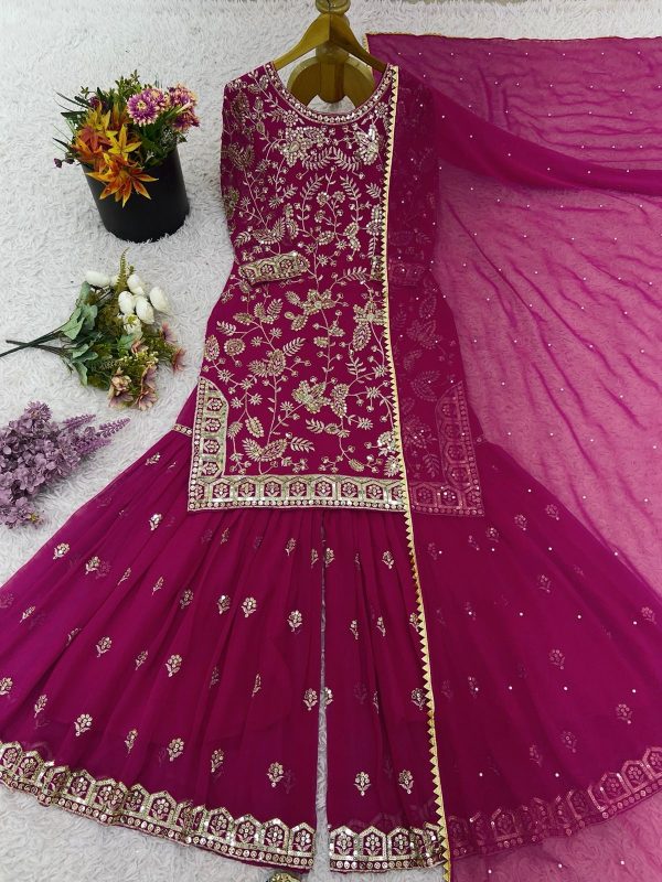 SHREE HARI SRK 5302 B DESIGNER PLAZZO SUITS
