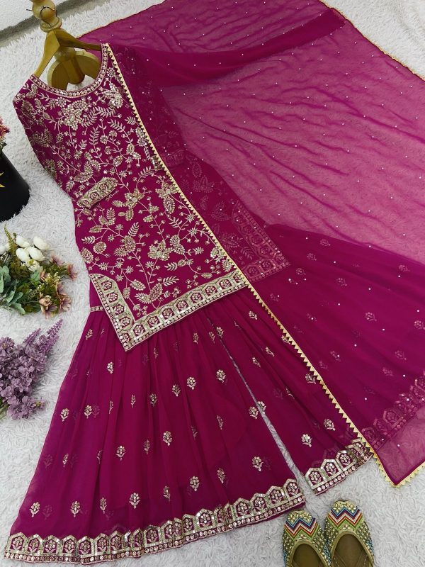 SHREE HARI SRK 5302 B DESIGNER PLAZZO SUITS