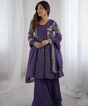 SHREE HARI ZSR 3134 C DESIGNER SHARARA PLAZZO SUITS