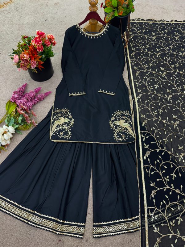 SHREE HARI ZSR 3142 DESIGNER SHARARA PLAZZO SUITS