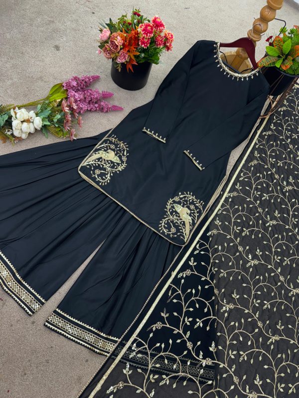 SHREE HARI ZSR 3142 DESIGNER SHARARA PLAZZO SUITS