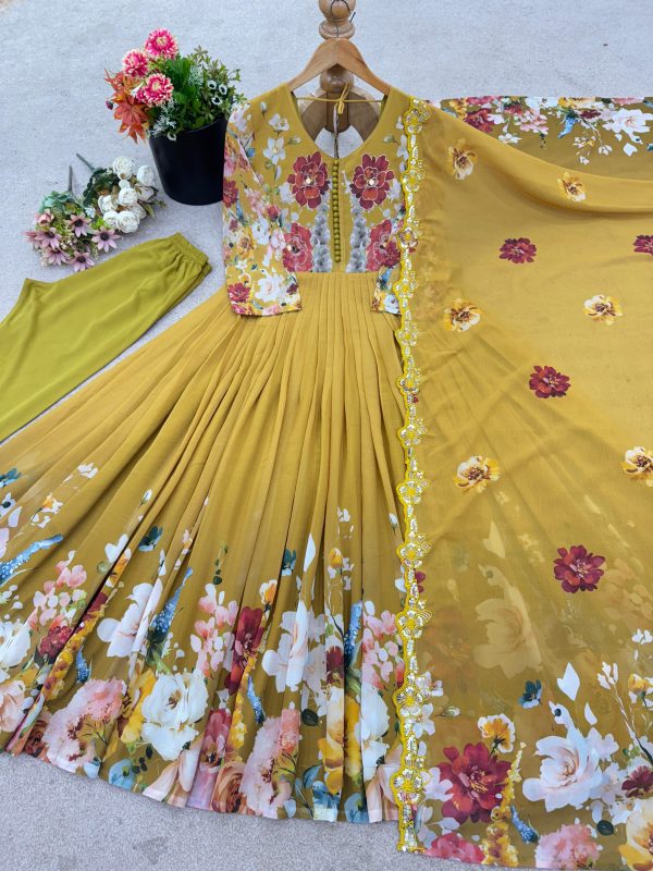 SHREE HARI ZSR 3144 DESIGNER GEORGETTE GOWN