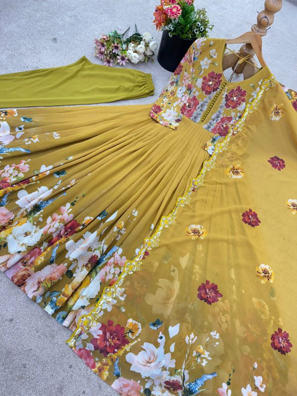 SHREE HARI ZSR 3144 DESIGNER GEORGETTE GOWN