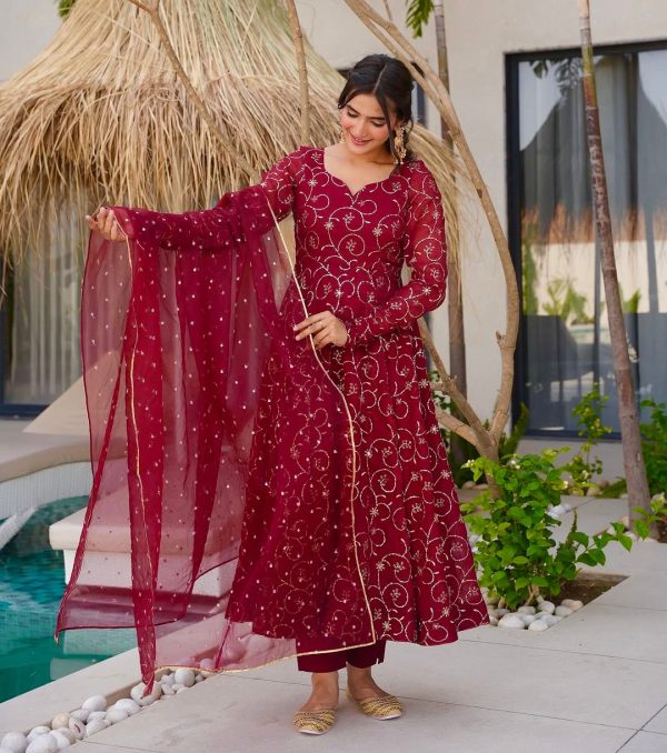 SHREE HARI ZSR 3145 DESIGNER GEORGETTE GOWN