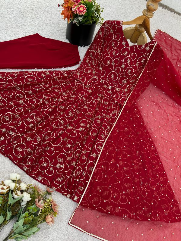 SHREE HARI ZSR 3145 DESIGNER GEORGETTE GOWN