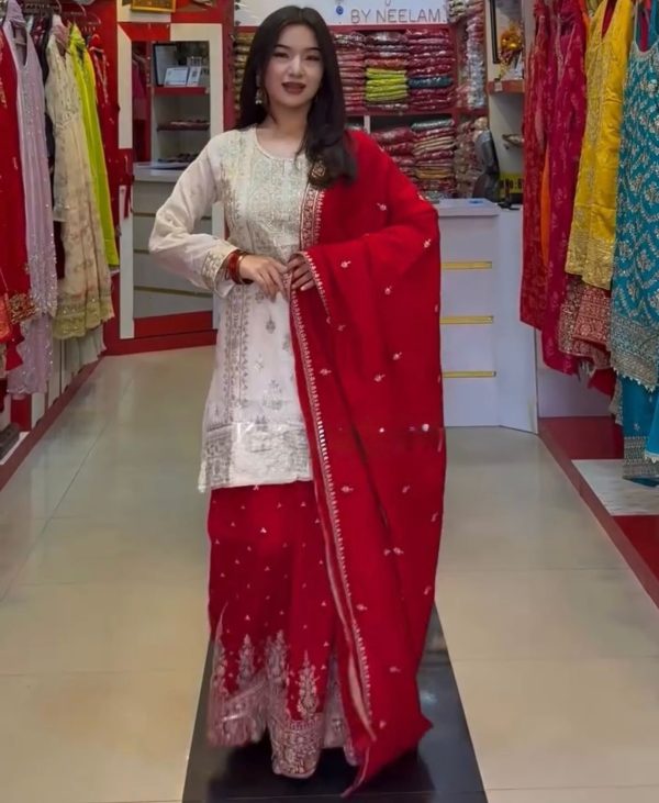 SHREE HARI ZSR 3146 A DESIGNER SHARARA PLAZZO SUITS