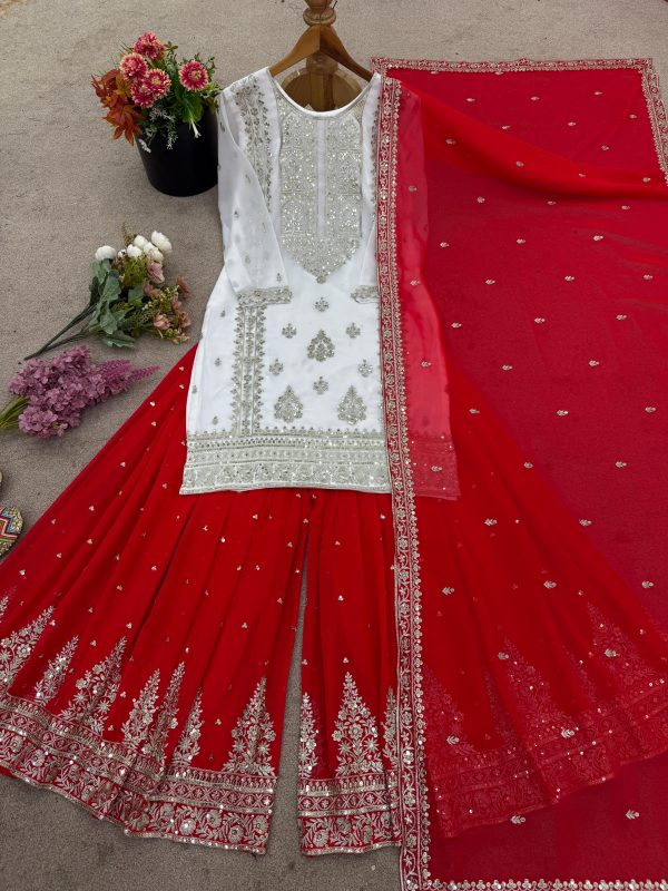 SHREE HARI ZSR 3146 A DESIGNER SHARARA PLAZZO SUITS