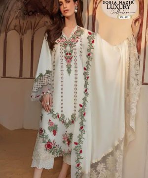 SOBIA NAZIR SN 1023 COTTON EMBROIDERED SUIT