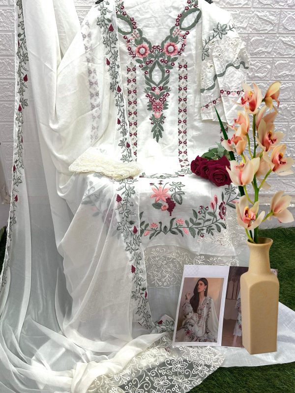 SOBIA NAZIR SN 1023 COTTON EMBROIDERED SUIT