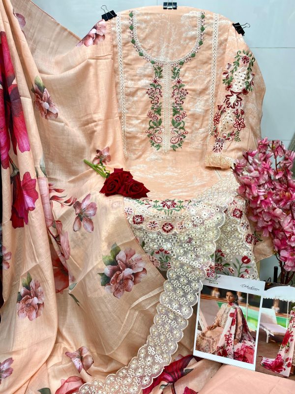 SOBIA NAZIR SN 1051 COTTON CHIKANKARI SUIT