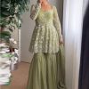 ST 184 DESIGNER GEORGETTE SHARARA SUITS ONLINE