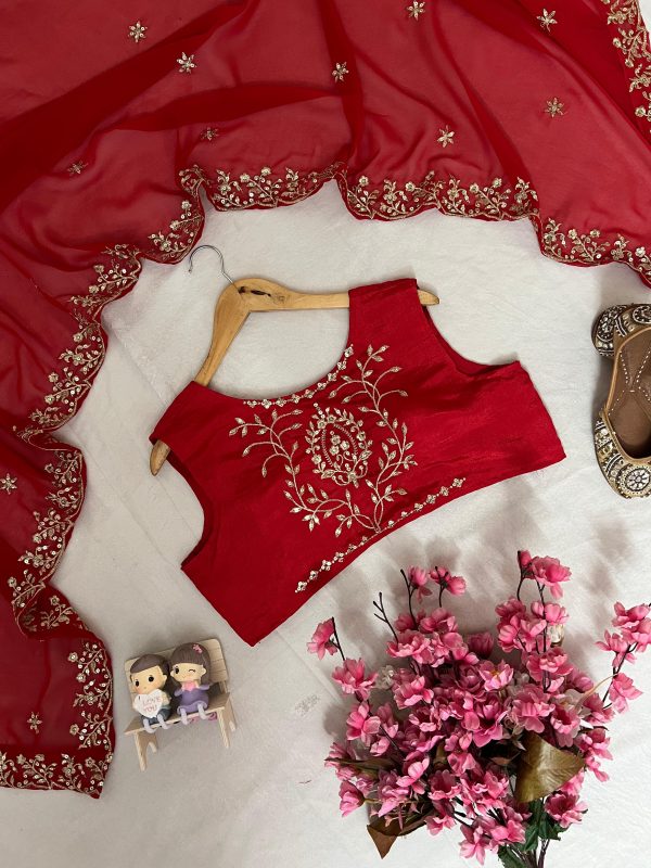 VF 216 TRENDING CHINON BLOUSE SUITS WHOLESALE
