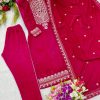 WOMEN WASTRA FD 101 A TRENDING VELVET SALWAR SUITS