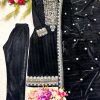 WOMEN WASTRA FD 101 B TRENDING VELVET SALWAR SUITS
