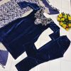 WOMEN WASTRA FD 7803 A TRENDING VELVET SUITS