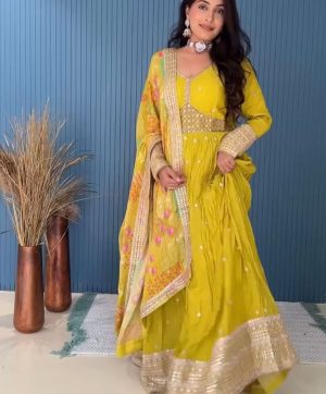 WOMEN WASTRA FD 8039 DESIGNER GOWN WHOLESALE