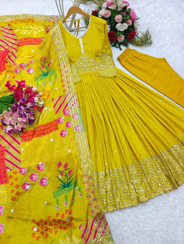 WOMEN WASTRA FD 8039 DESIGNER GOWN WHOLESALE
