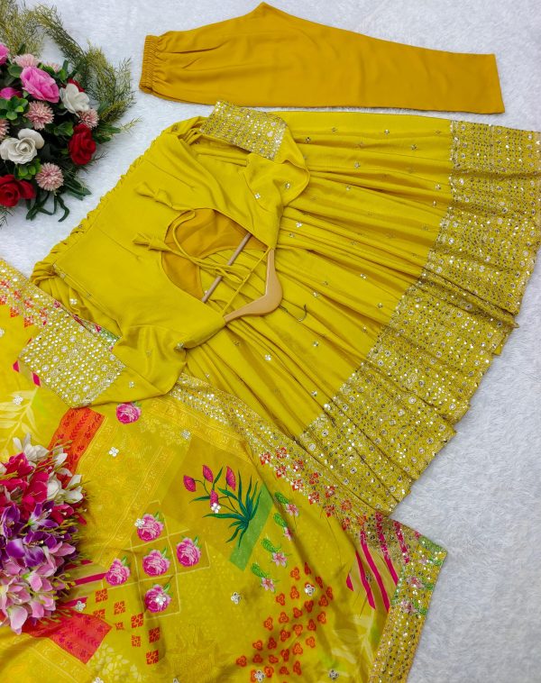 WOMEN WASTRA FD 8039 DESIGNER GOWN WHOLESALE