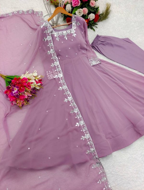 WOMEN WASTRA FD 8056 TRENDING GOWN WHOLESALE