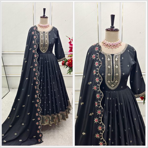 WOMEN WASTRA SD 0001 DESIGNER GOWN WHOLESALE