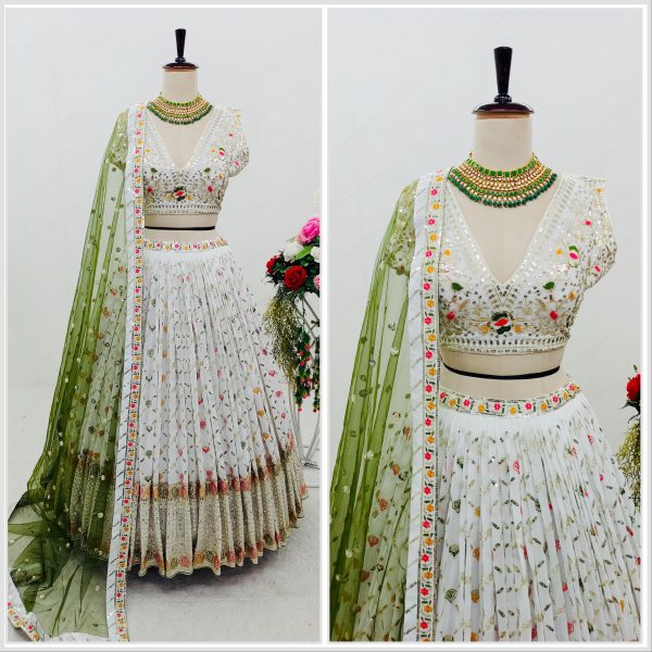WOMEN WASTRA SD 501 DESIGNER LEHENGA CHOLI
