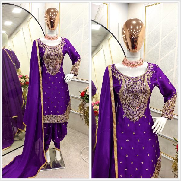 WOMEN WASTRA WW 1153 A DESIGNER DHOTI SUITS