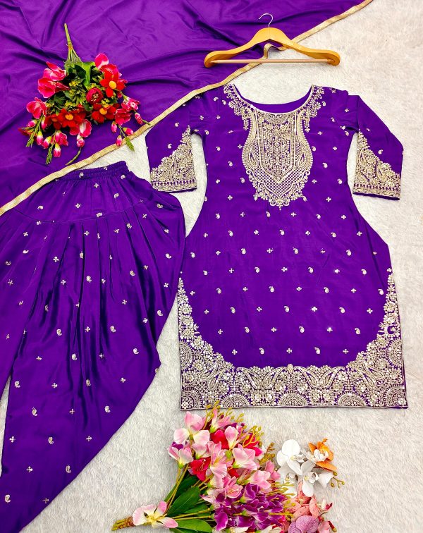 WOMEN WASTRA WW 1153 A DESIGNER DHOTI SUITS