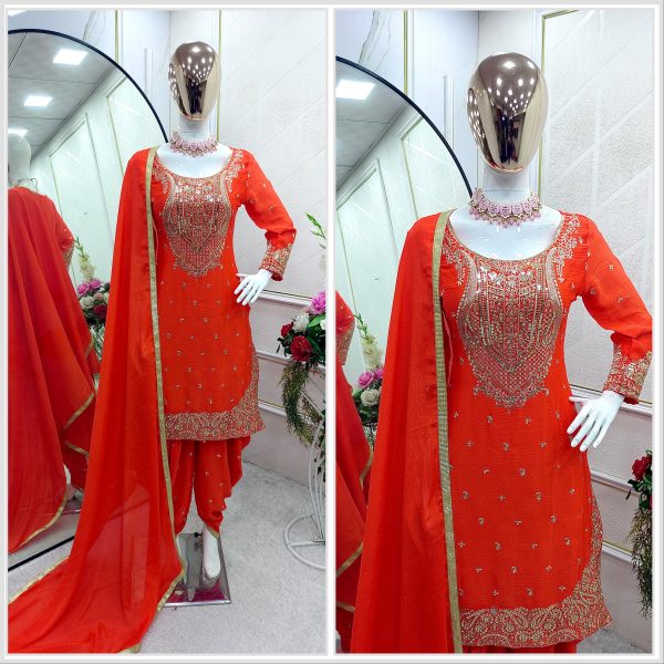 WOMEN WASTRA WW 1153 B DESIGNER DHOTI SUITS