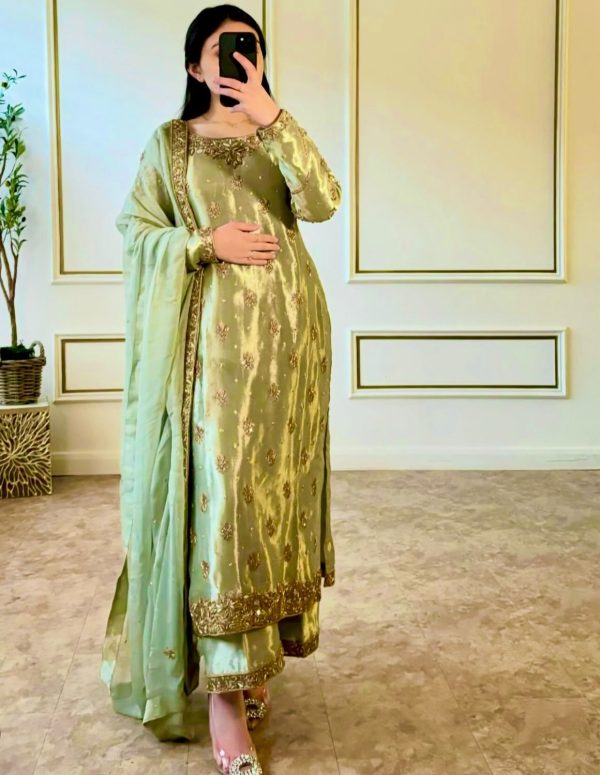 WOMEN WASTRA WW 1174 DESIGNER PLAZZO SUITS