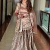 WOMEN WASTRA WW 1177 DESIGNER SHARARA SUITS