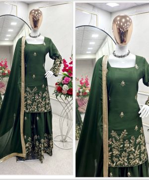 WOMEN WASTRA WW 1190 DESIGNER SHARARA SUITS