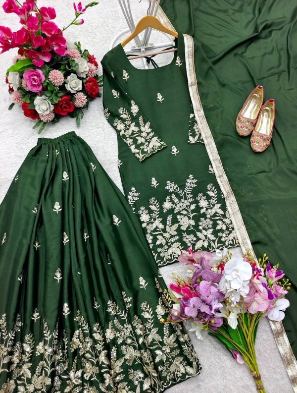 WOMEN WASTRA WW 1190 DESIGNER SHARARA SUITS