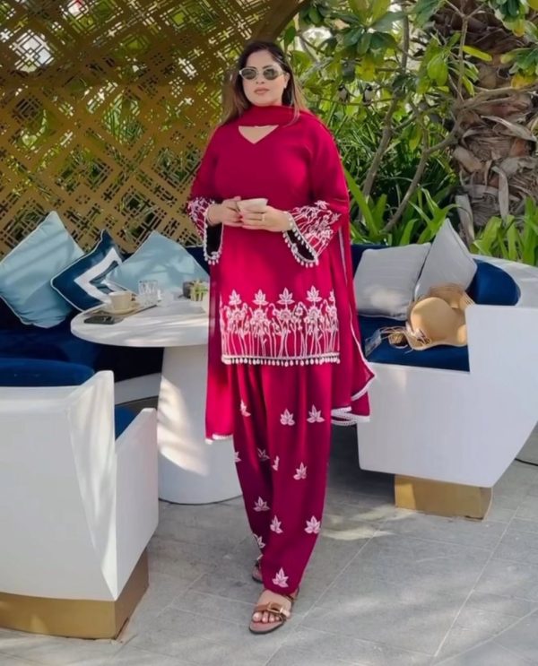 WOMEN WASTRA WW 1195 DESIGNER FARSHI SALWAR SUITS