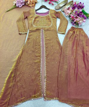 WOMEN WASTRA WW 1227 DESIGNER SHARARA SUITS