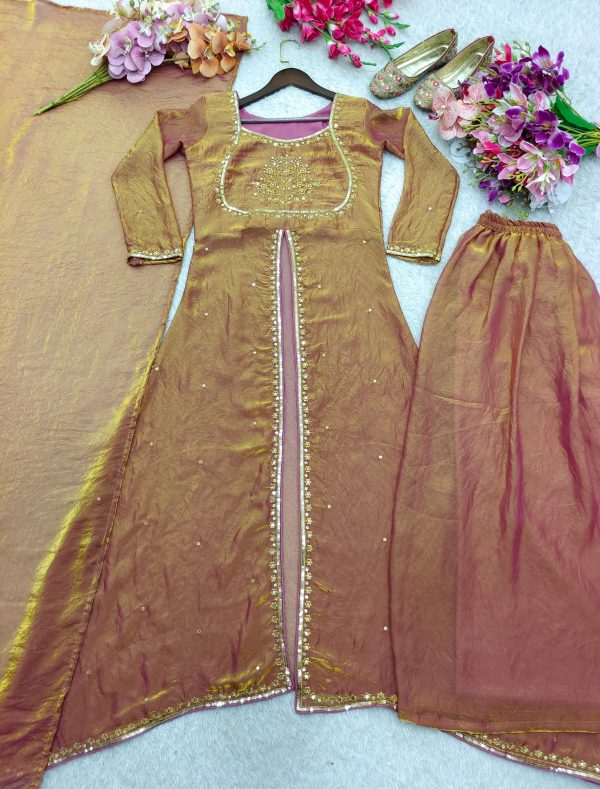 WOMEN WASTRA WW 1227 DESIGNER SHARARA SUITS
