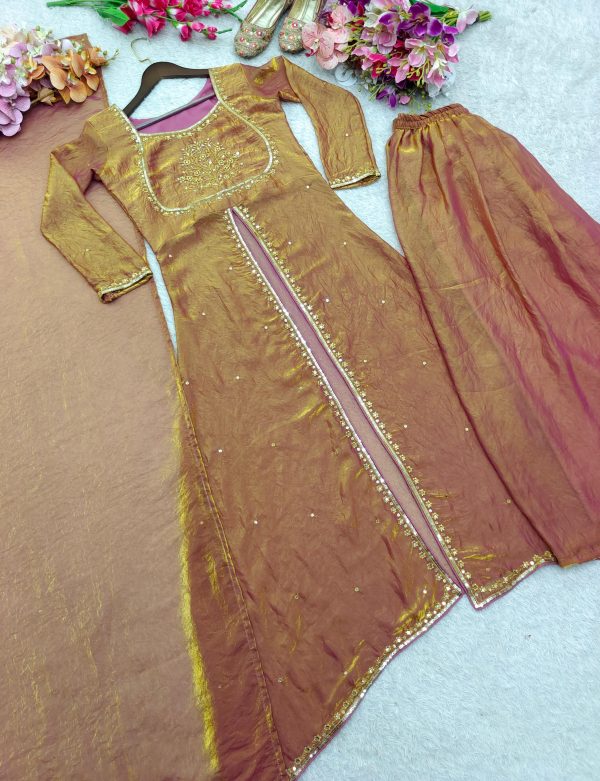 WOMEN WASTRA WW 1227 DESIGNER SHARARA SUITS