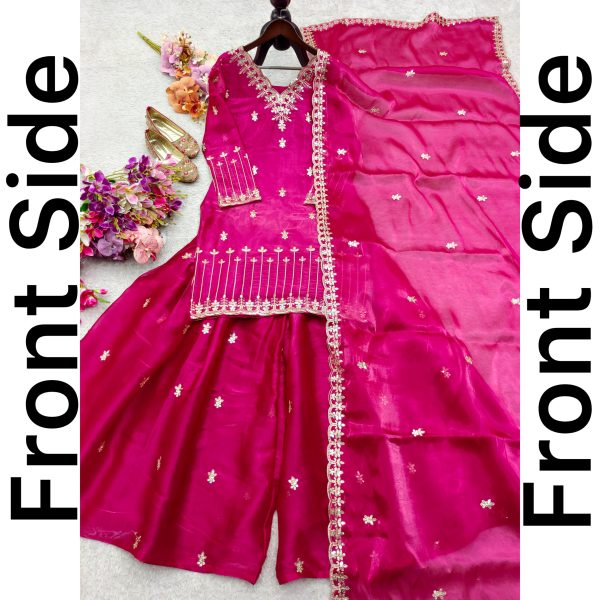 WOMEN WASTRA WW 1228 DESIGNER SHARARA SUITS