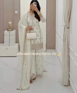 WW 1170 TRENDING GEOEGETTE SHARARA SUIT