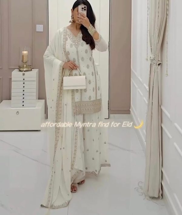 WW 1170 TRENDING GEOEGETTE SHARARA SUIT