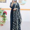 ZC 8989 A DESIGNER GEORGETTE GOWN WHOLESALE