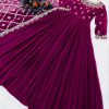 ZC 8989 B DESIGNER GEORGETTE GOWN WHOLESALE