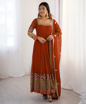 ZEEL FASHION ZF 5010 D DESIGNER PARTY WEAR GOWN