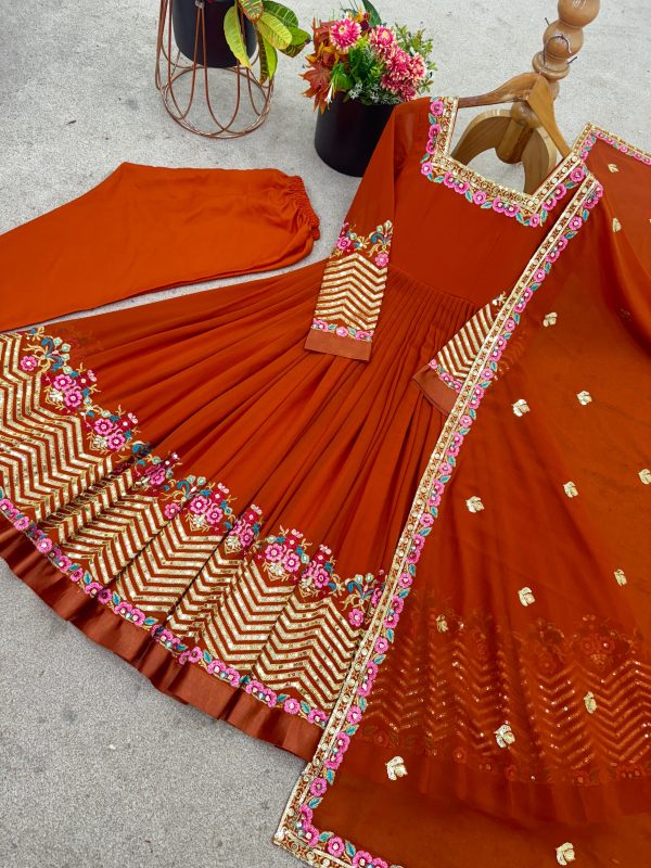 ZEEL FASHION ZF 5010 D DESIGNER PARTY WEAR GOWN