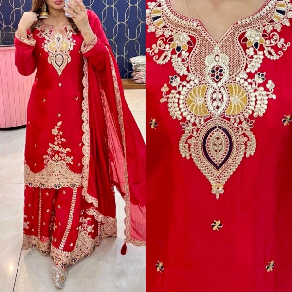 ZOYA CLOTHING ZC 8003 B DESIGNER SHARARA SUITS