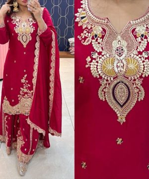 ZOYA CLOTHING ZC 8003 C DESIGNER SHARARA SUITS